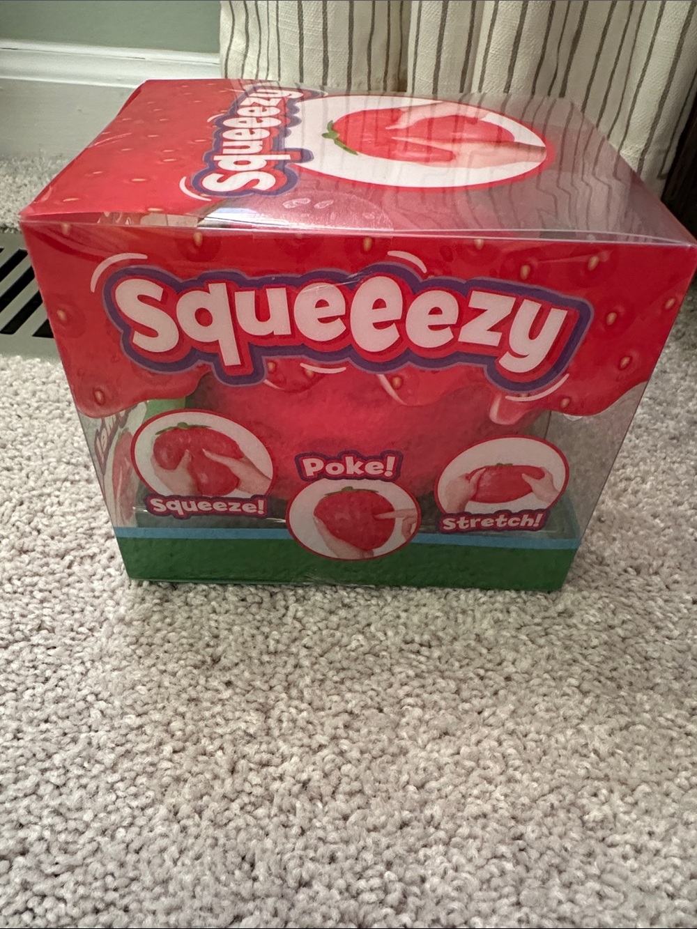 Squeeze Squeezy Red Stretchy Squeeze Toy